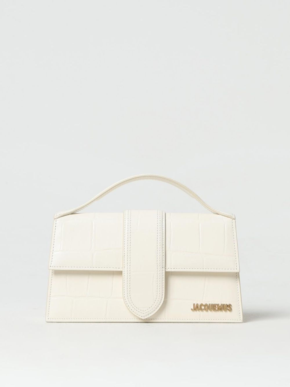 Jacquemus Ivory Cocco Le Grand Bambino Handbag – SEYMAYKA