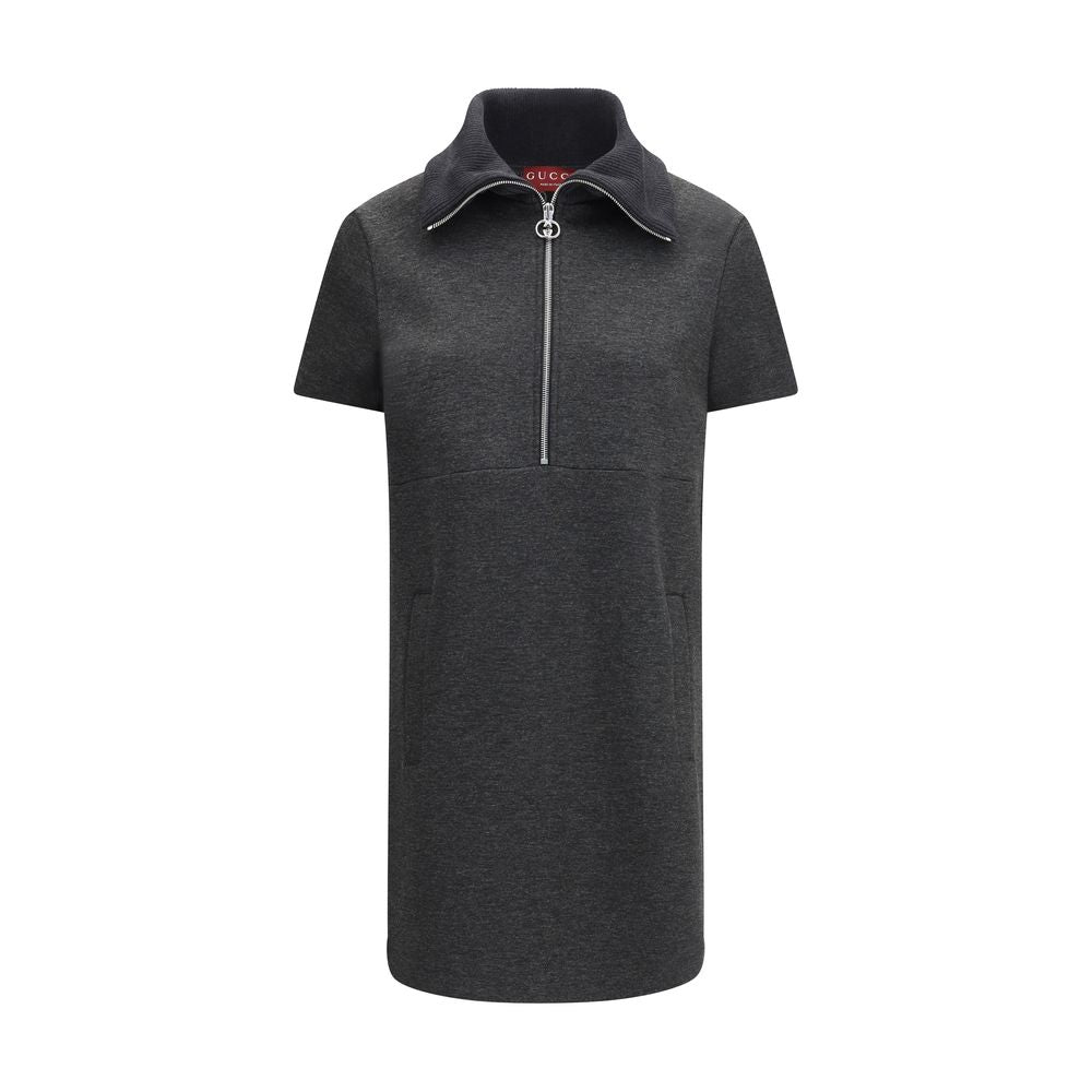 Gucci Gray Cotton Casual Dress – SEYMAYKA