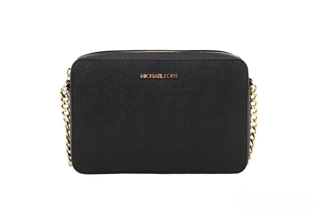 Michael Kors East West Crossbody Bag (Black/Gold) – SEYMAYKA