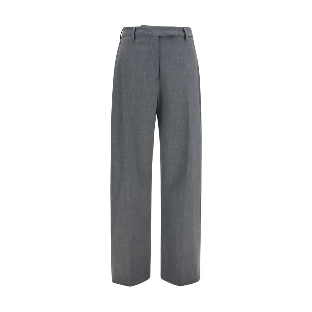 The Latest Gray Polyester Dress Pants