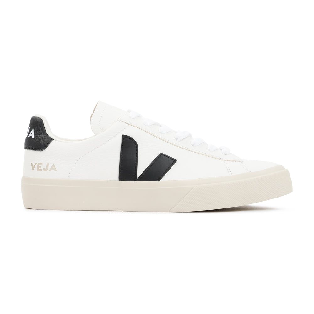 White and Black Campo Sneakers-1