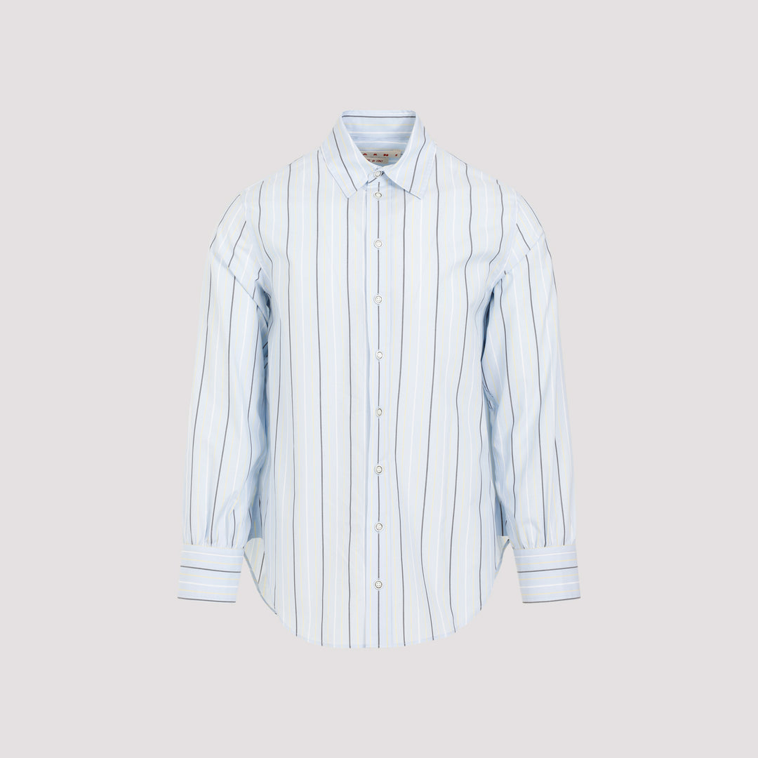 Aquamarine Cotton Shirt-0