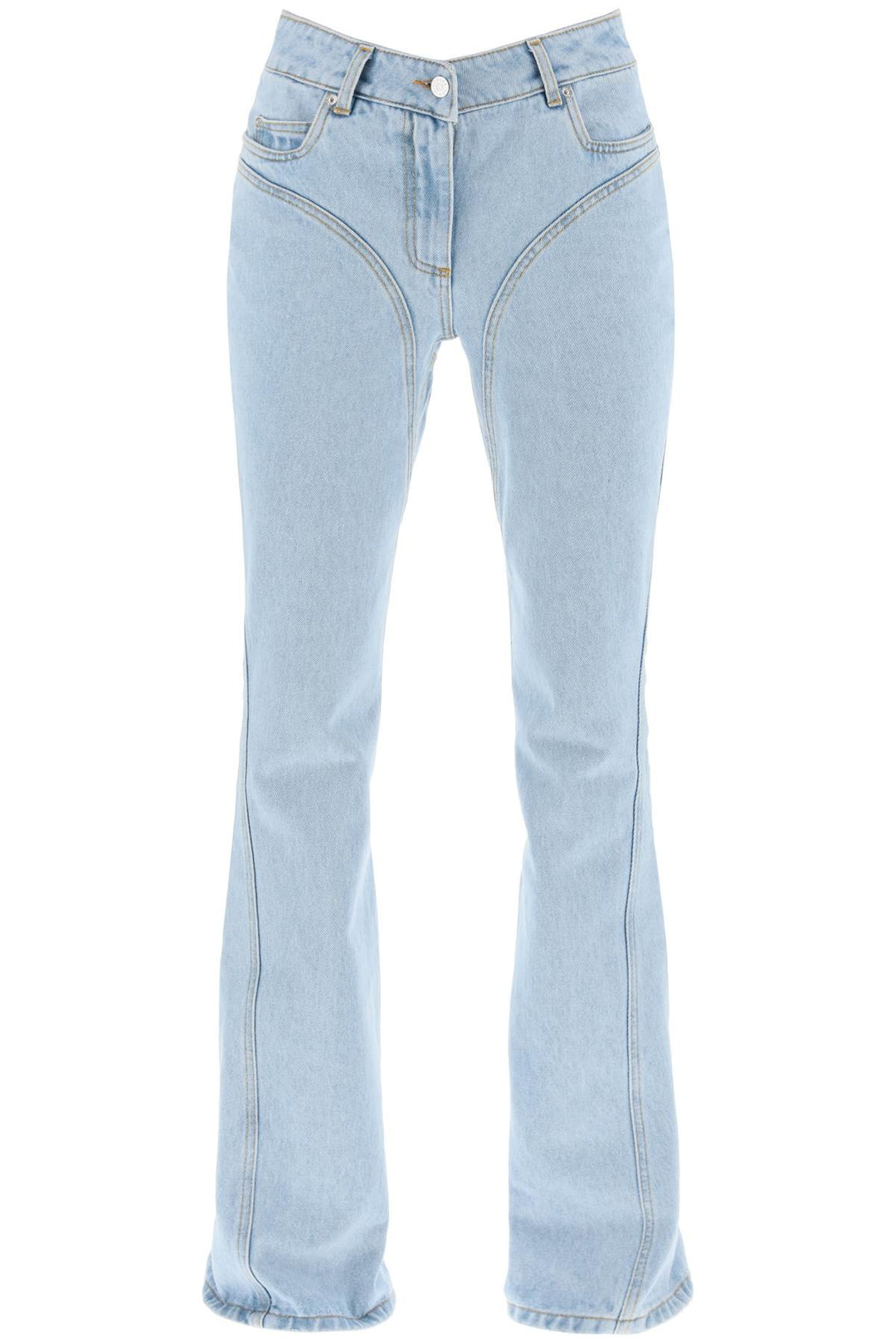 skinny flared jeans-0