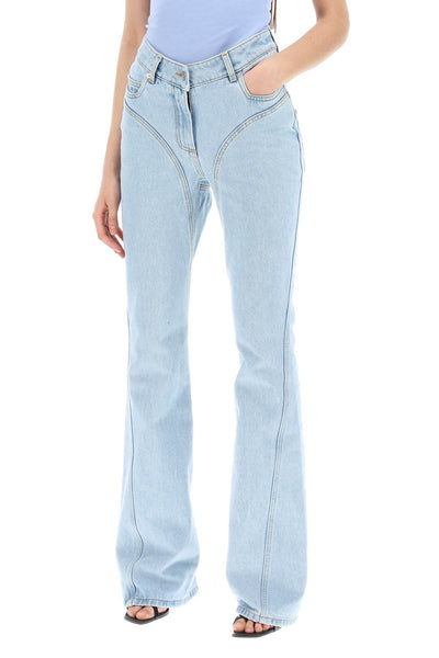 skinny flared jeans-3