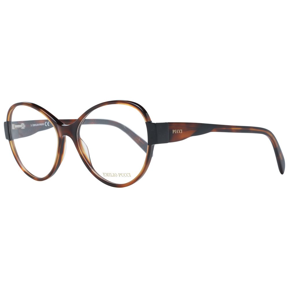 Emilio Pucci Brown Women Women\'s Frames Emilio Pucci Women Eyeglasses EP5198 056 Brown Full Rim  main image 2