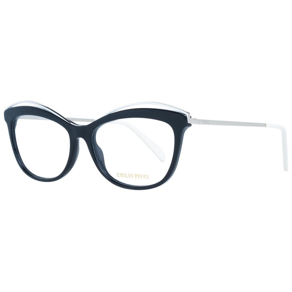 Emilio Pucci Black Plastic Glasses Women\'s (Frames) Emilio Pucci Black Plastic Glasses (Frames) – SEYMAYKA main image 2