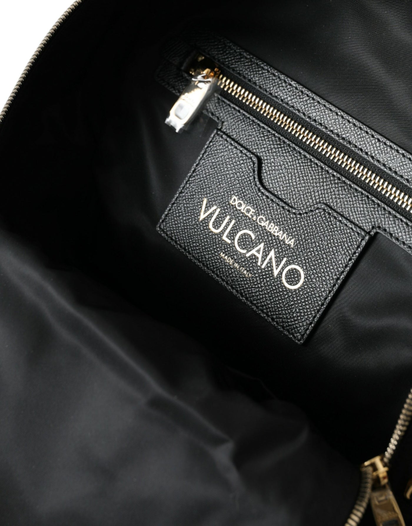 Dolce & Gabbana Black #DGFAMILY Embellished Backpack VULCANO Bag