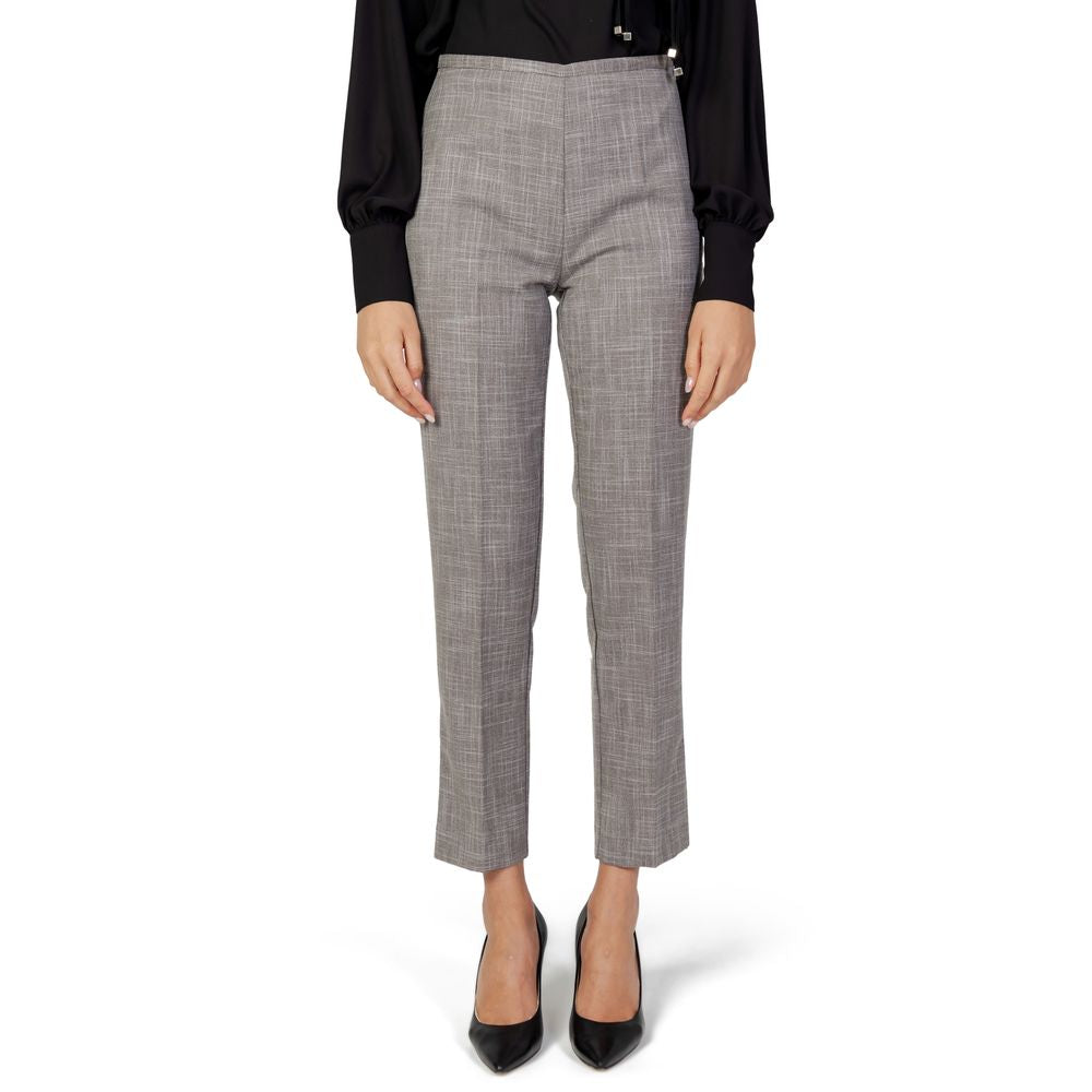 Sandro Ferrone Beige Polyester Dress Pants – SEYMAYKA