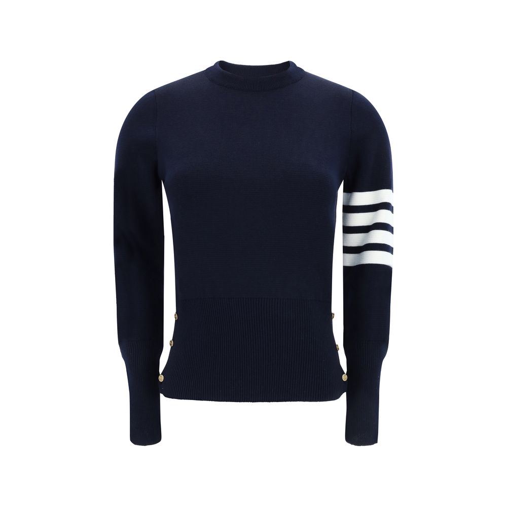 Thom Browne Blue Wool Oves Aries Sweatshirt – SEYMAYKA