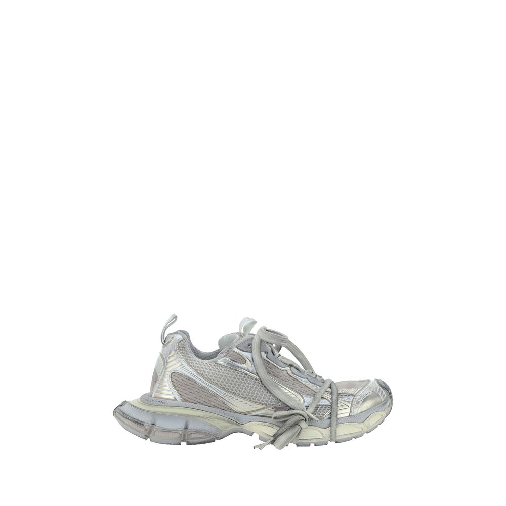Balenciaga Gray Polyester Chunky Sneakers – SEYMAYKA display picture 2