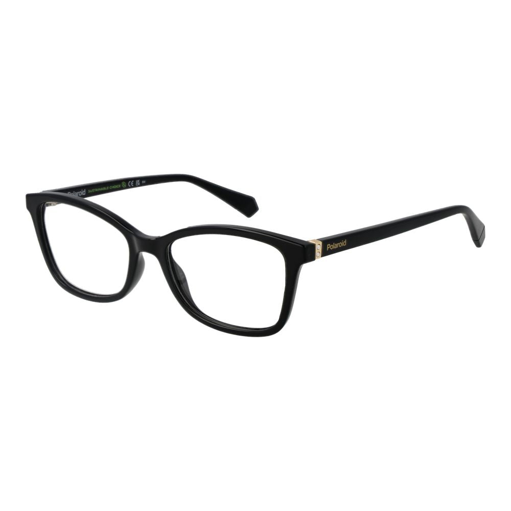 Polaroid Black Polyamide Glasses (Frames) – SEYMAYKA display picture 3