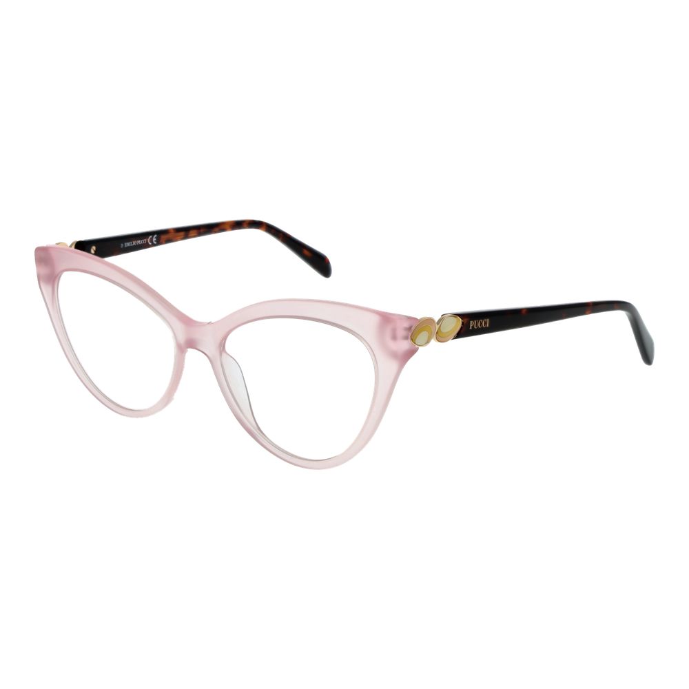 Emilio Pucci Pink Plastic Glasses Women\'s (Frames) Amazon.com: Pucci EP0216 72S shiny light pink 55/18/140  main image 4