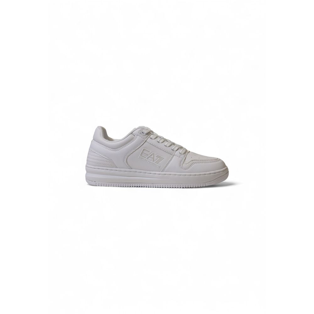 EA7 Emporio Armani White Polyester Athletic Sneakers – SEYMAYKA