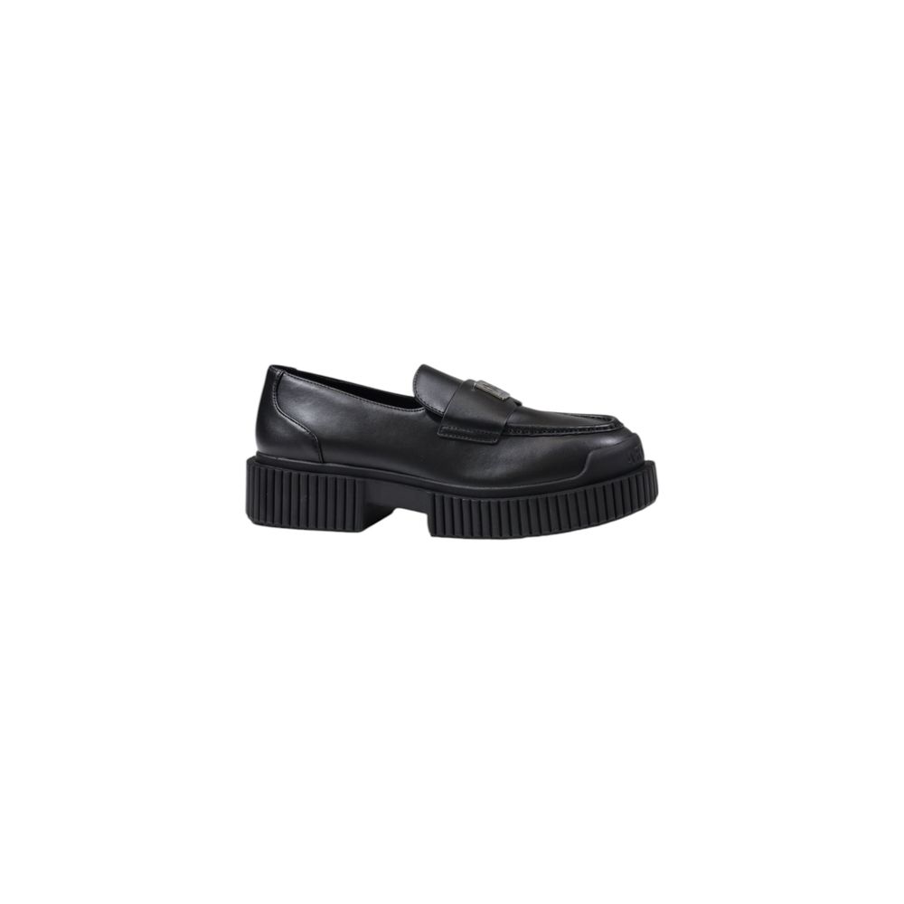 Armani Exchange Black Leather Platform Armani Exchange Black Leather Platform
