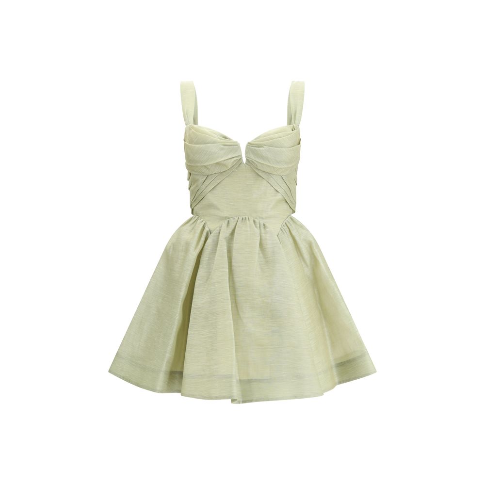 Zimmermann Green Linen Casual Dress – SEYMAYKA