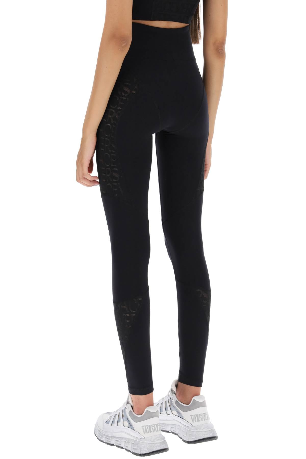 Versace sports leggings with lettering-2