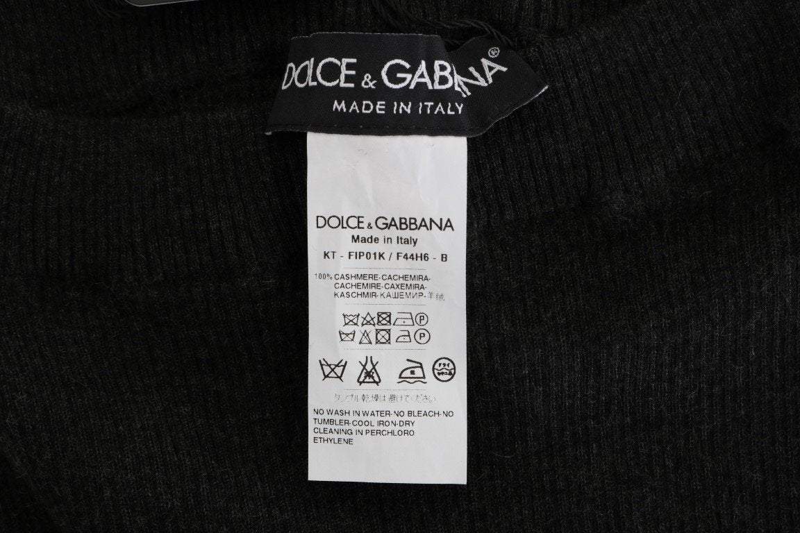 Dolce & Gabbana  Gray Cashmere Ribbed Stretch Tights #women, Brand_Dolce & Gabbana, Catch, Dolce & Gabbana, feed-agegroup-adult, feed-color-gray, feed-gender-female, feed-size-IT42|M, Gender_Women, Gray, IT42|M, Kogan, Tights & Socks - Women - Clothing, Women - New Arrivals at SEYMAYKA