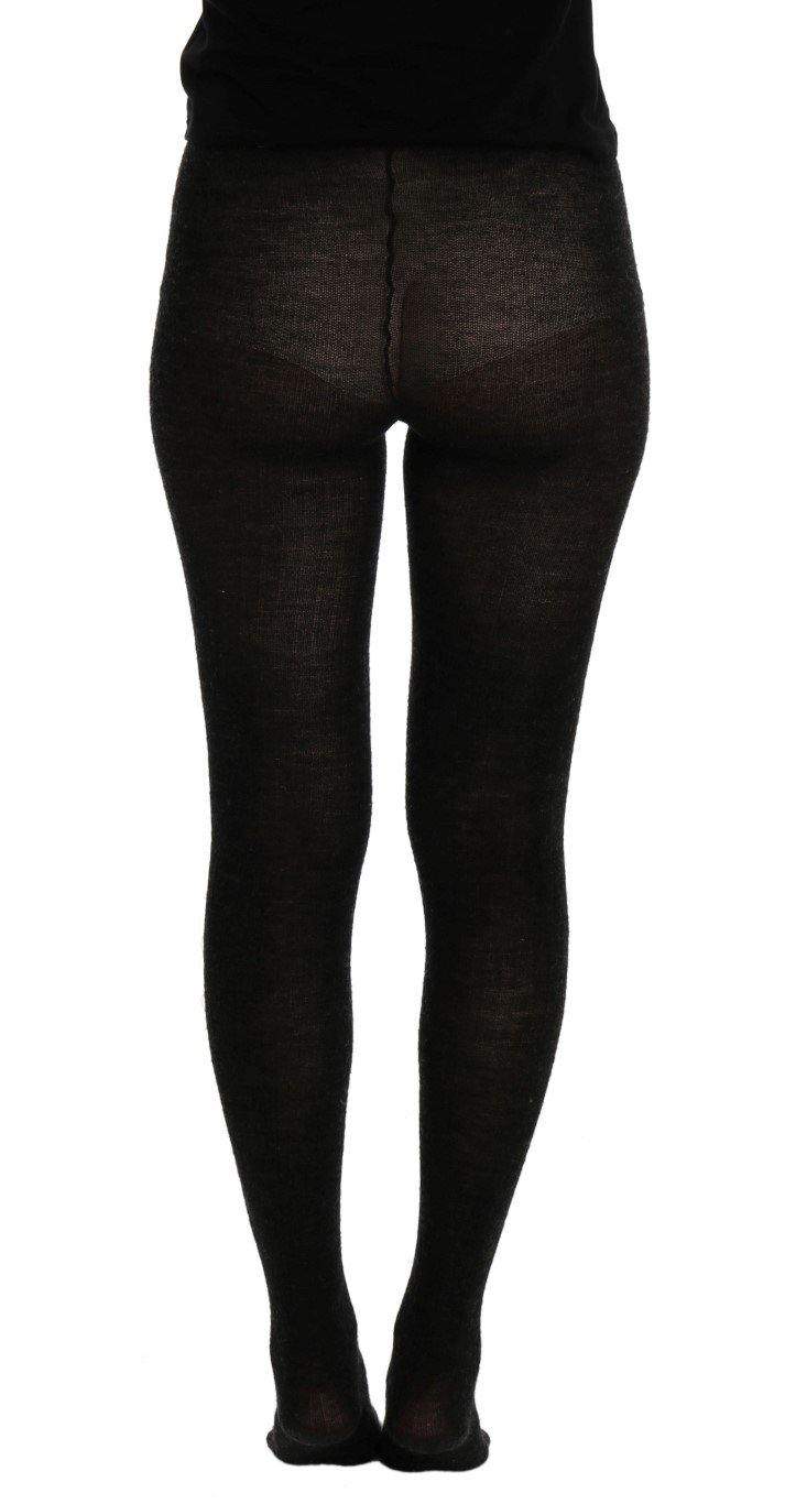 Dolce & Gabbana  Gray Wool Blend Stretch Tights #women, Brand_Dolce & Gabbana, Catch, Dolce & Gabbana, feed-agegroup-adult, feed-color-gray, feed-gender-female, feed-size-S, Gender_Women, Gray, Kogan, S, Tights & Socks - Women - Clothing, Women - New Arrivals at SEYMAYKA