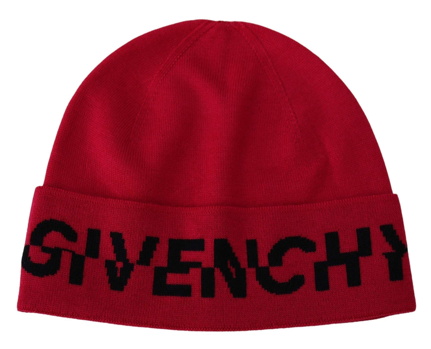 GIVENCHY Red Wool Beanie Unisex Men Women Beanie Hat #women, Accessories - New Arrivals, feed-agegroup-adult, feed-color-red, feed-gender-female, feed-size-58 cm|M, feed-size-OS, Gender_Women, GIVENCHY, Hats & Caps - Men - Accessories, Hats - Women - Accessories, Red at SEYMAYKA