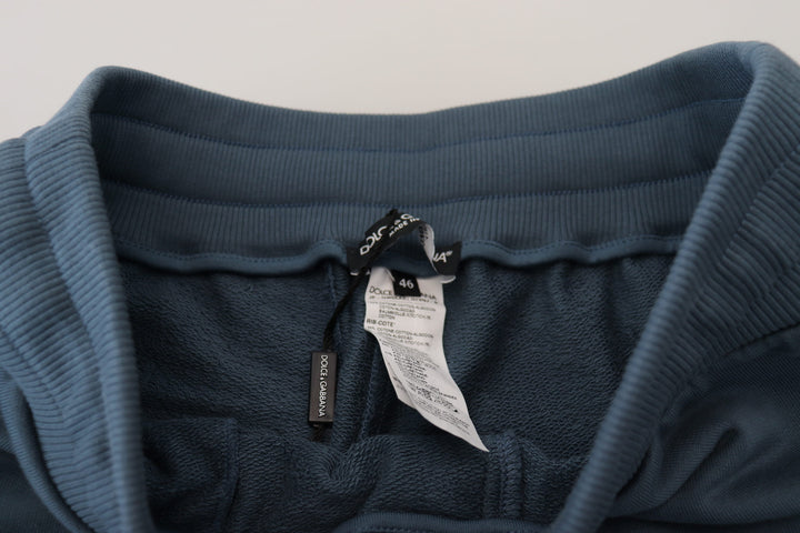 Dolce & Gabbana Blue Cotton Bermuda Casual s Shorts