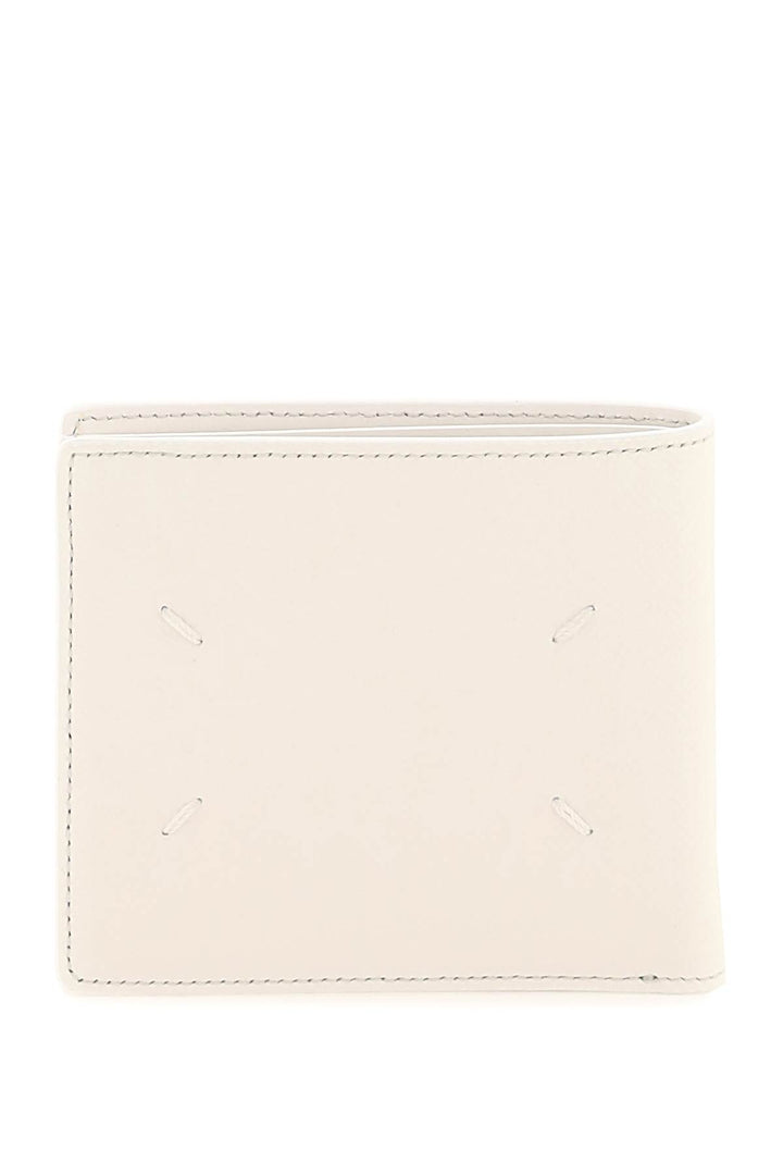 Maison margiela grained leather bi-fold wallet-2