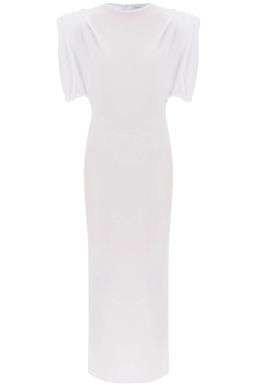 Wardrobe.nyc midi sheath dress with structured shoulders-0