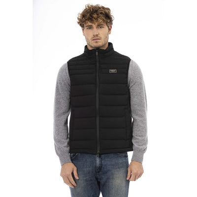 Baldinini Trend Black Polyester Vest
