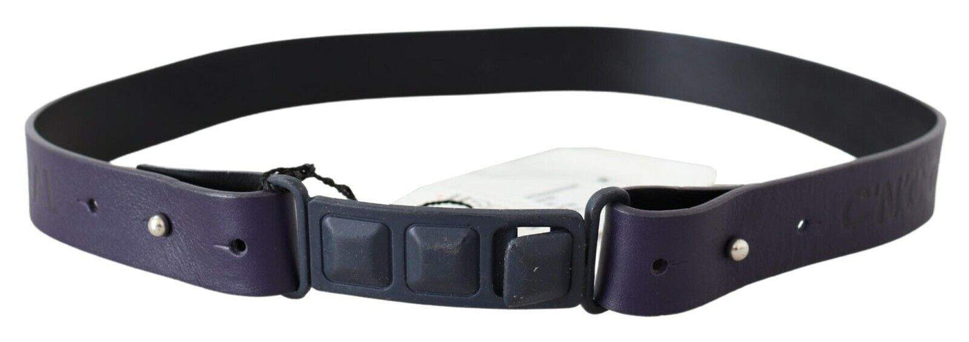 Costume National Black Leather Normal Logo Buckle Waist Belt 85 cm / 34 Inches, Belts - Women - Accessories, Black, Dolce & Gabbana, feed-agegroup-adult, feed-color-Black, feed-gender-female at SEYMAYKA