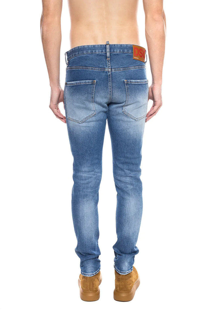 Dsquared²  tapered legs Jeans & Pant #men, Blue, Dsquared², feed-agegroup-adult, feed-color-Blue, feed-gender-male, IT46 | S, IT48 | M, IT50 | L, IT52 | XL, IT54 | XXL, Jeans & Pants - Men - Clothing at SEYMAYKA