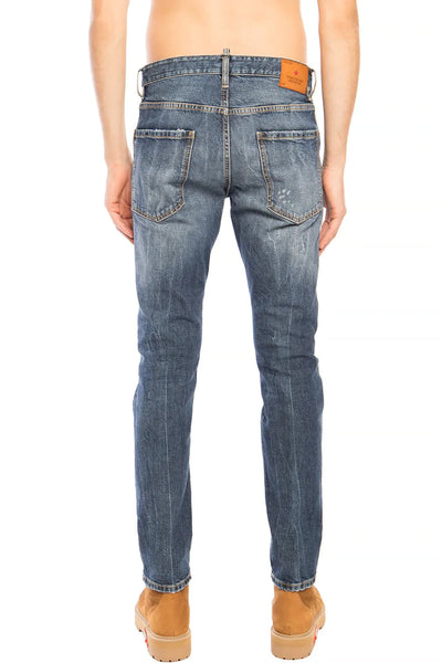 Dsquared² Tapared Legs  Jeans & Pant #men, Blue, Dsquared², feed-agegroup-adult, feed-color-Blue, feed-gender-male, IT46 | S, IT48 | M, IT50 | L, IT52 | XL, IT54 | XXL, Jeans & Pants - Men - Clothing at SEYMAYKA
