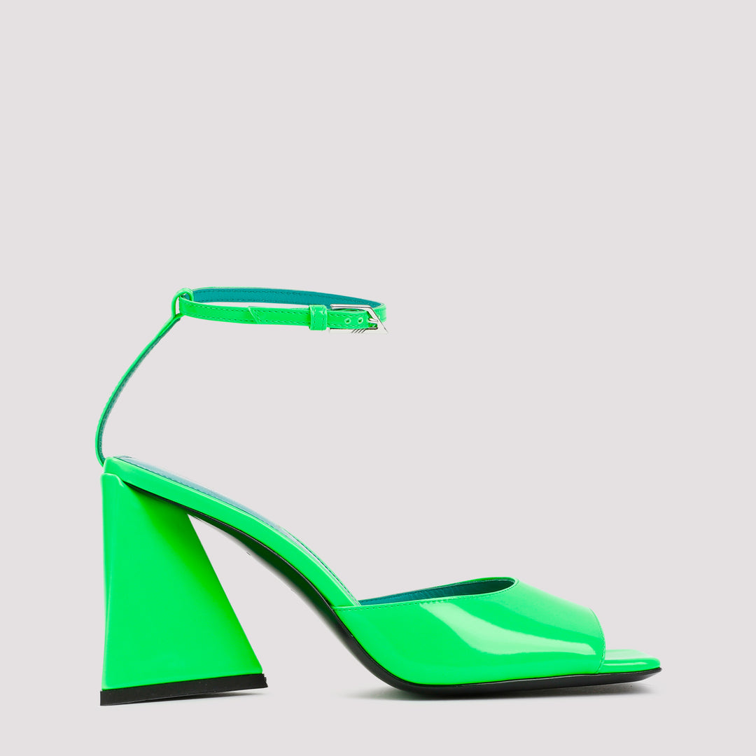 Green Leather Piper Sandal-0