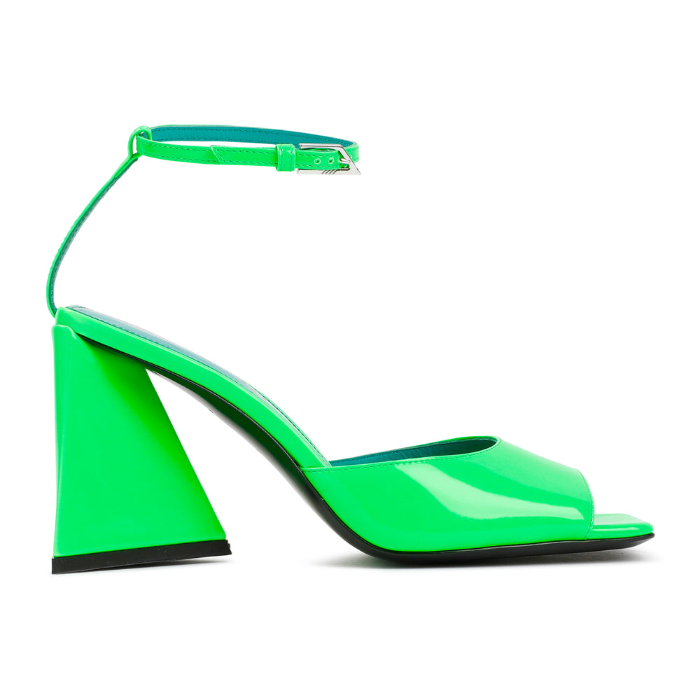 Green Leather Piper Sandal-1