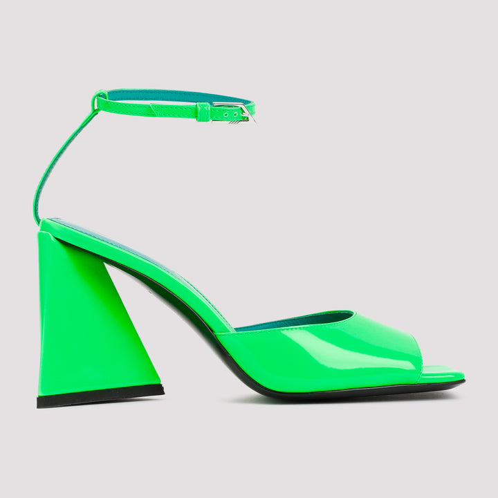 Green Leather Piper Sandal-2