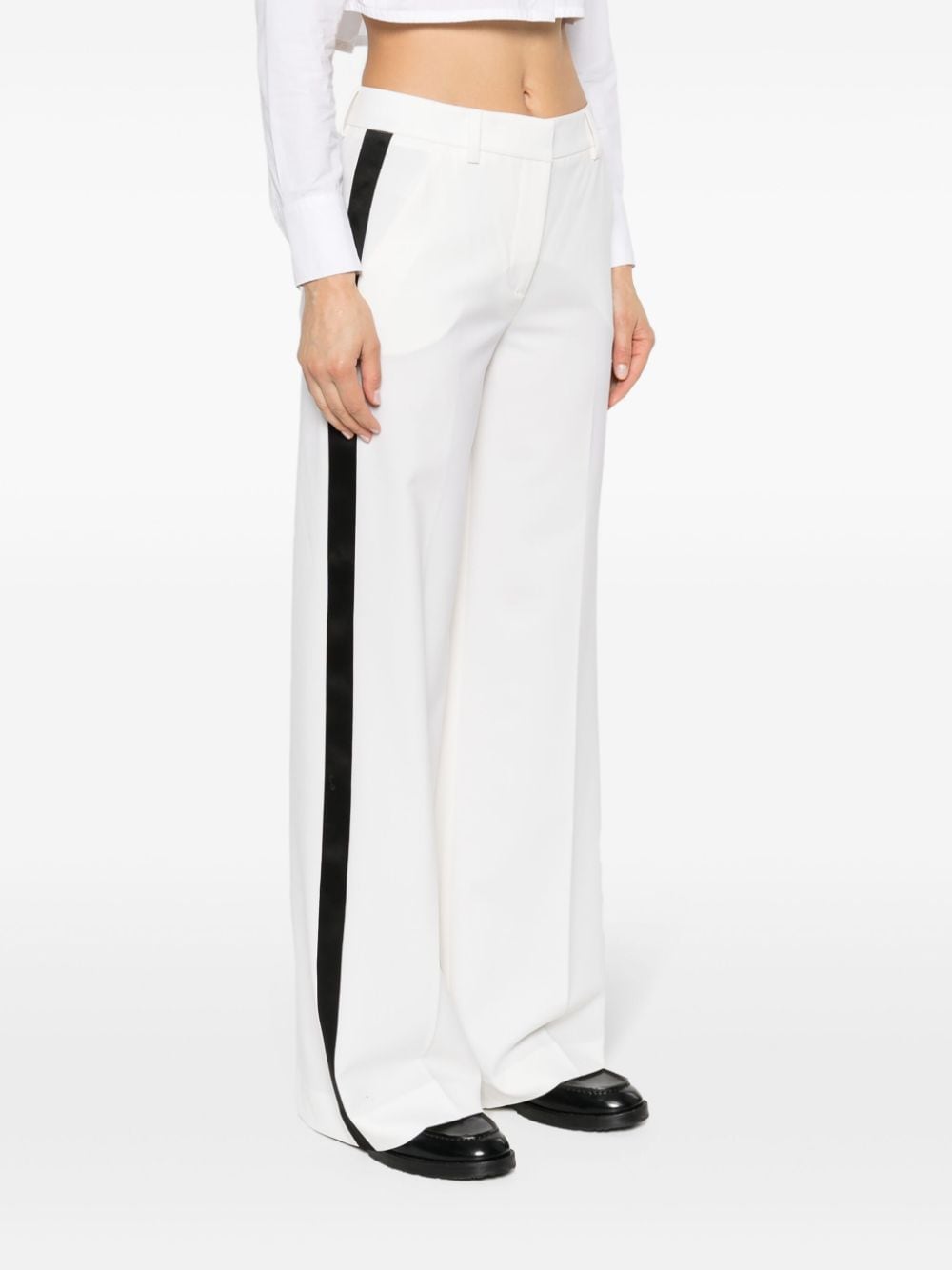 tripped-detail trousers-3