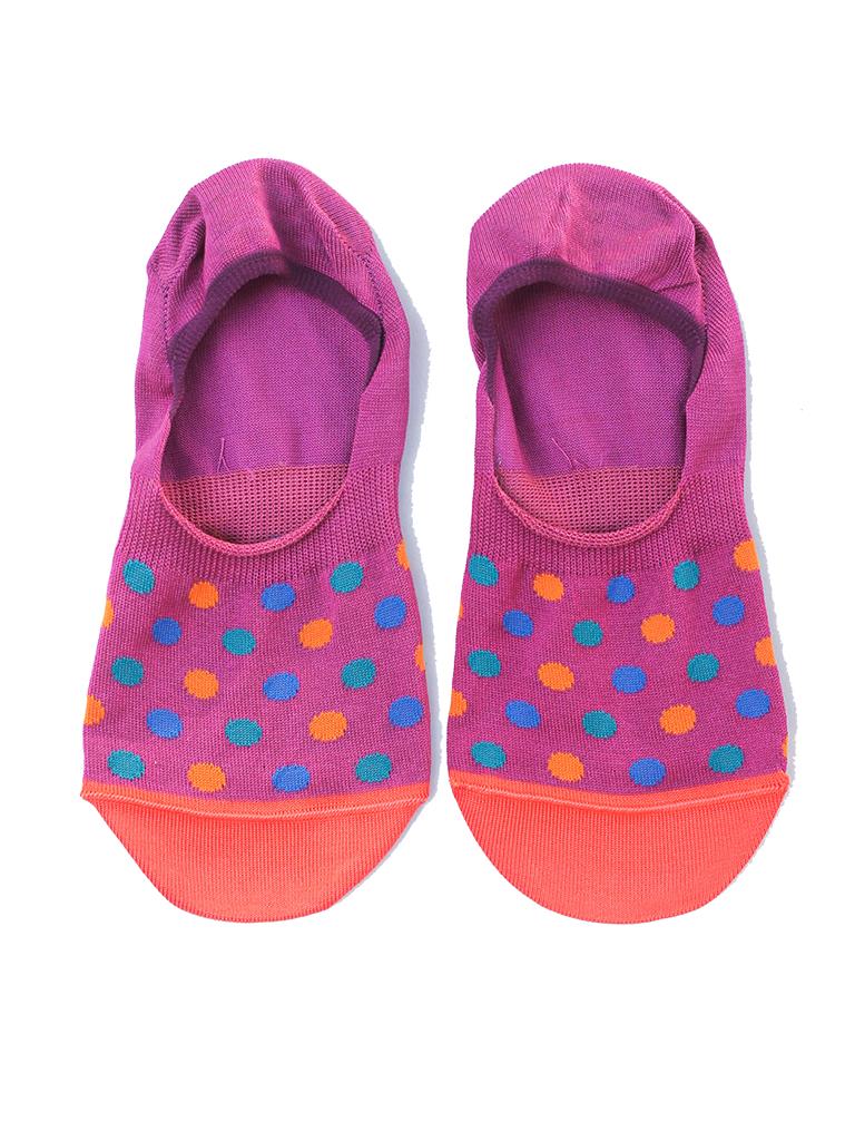 PAUL SMITH dot-print no-show socks pink-0