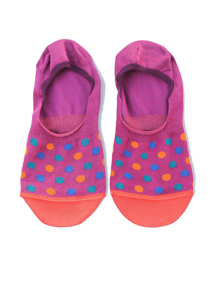 PAUL SMITH dot-print no-show socks pink-0