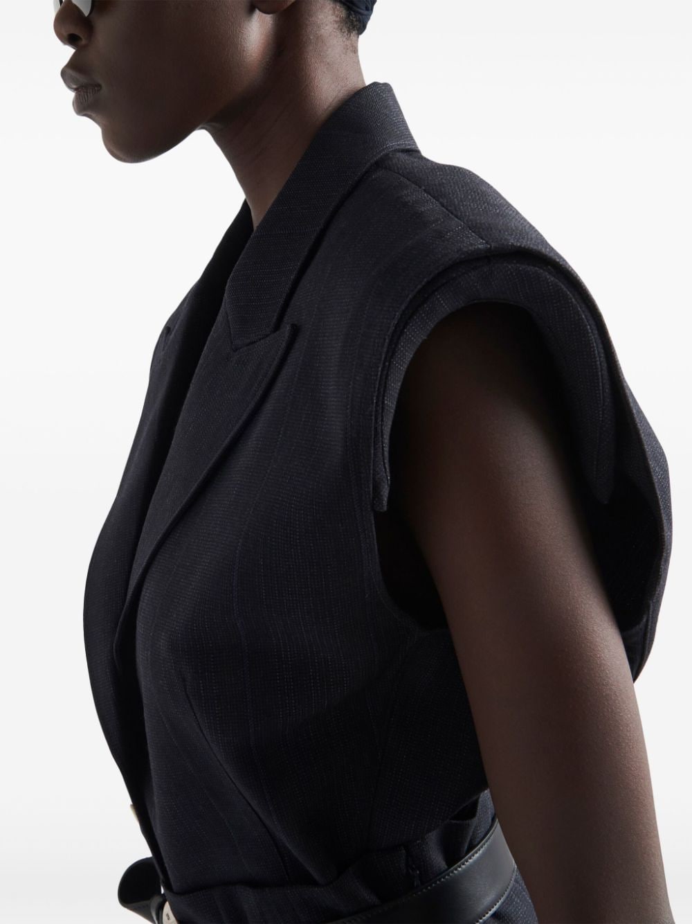 sleeveless wool blazer-3