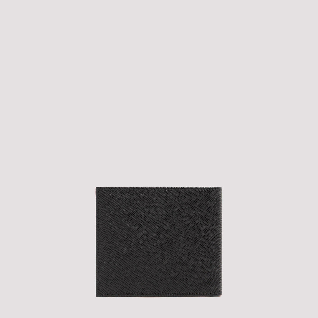 Black Saffiano Leather Wallet-3