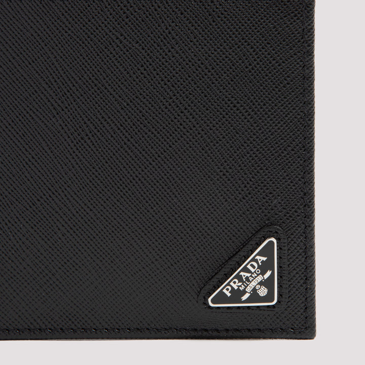Black Saffiano Leather Wallet-5