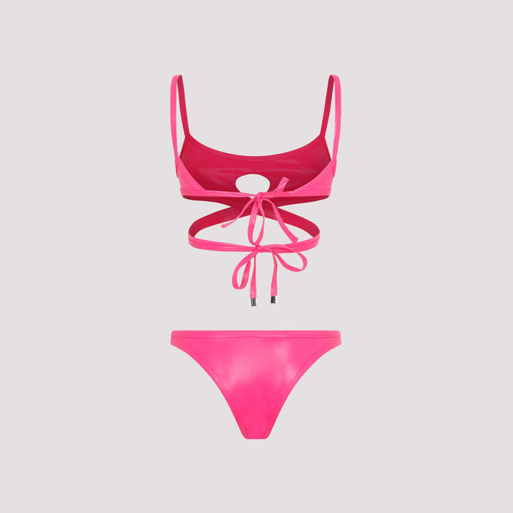 Fuchsia Cut-Out Bikini-3