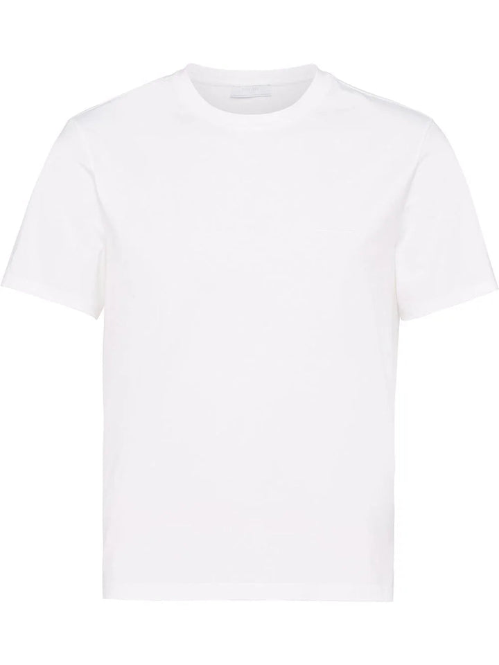 PRADA t-shirt round neck white-0