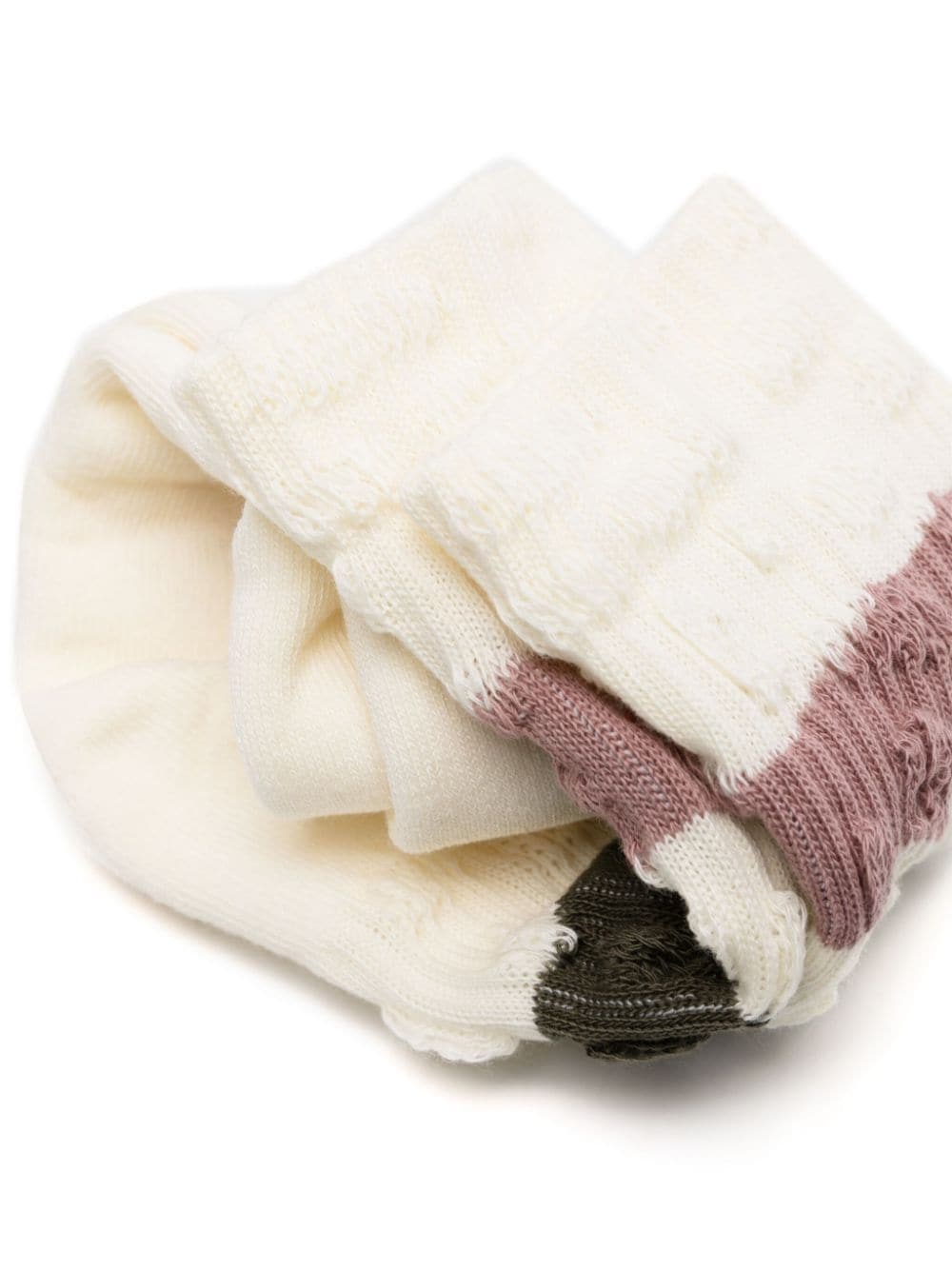 SOCKS HIGH RIB/STRIPES/RIPPED-5