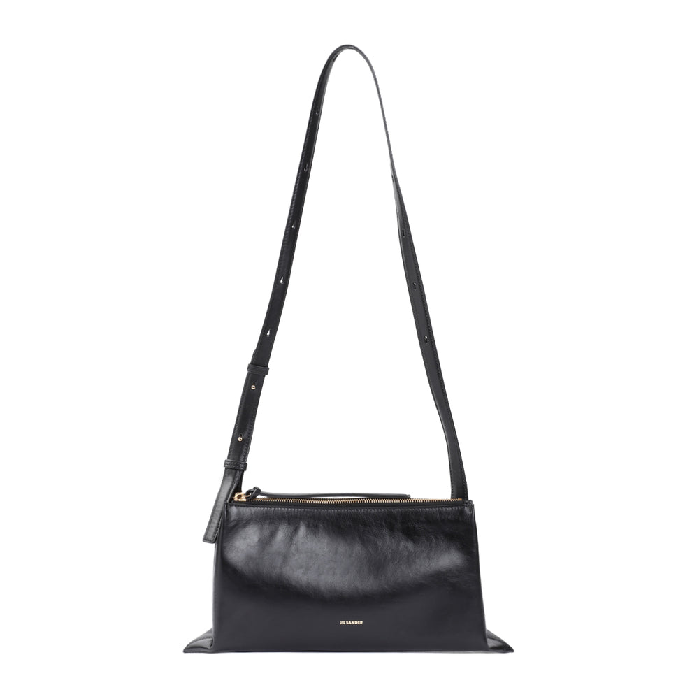 Black Empire Nappa Calf Leather Shoulder Bag-1