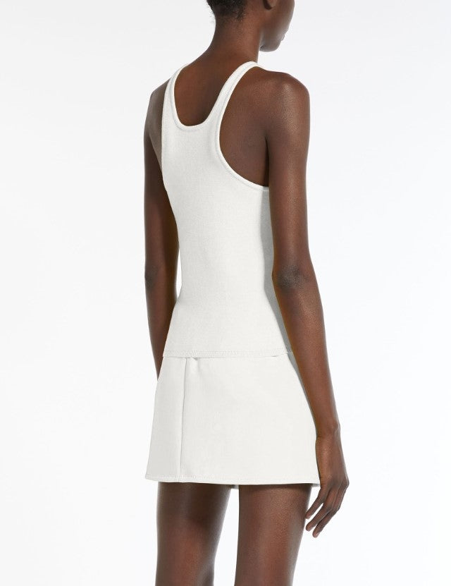 Alfeo halter top in vanisé wool-6