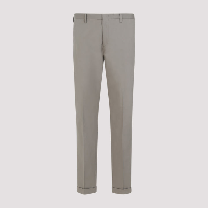 Khaki Cotton Pants-12