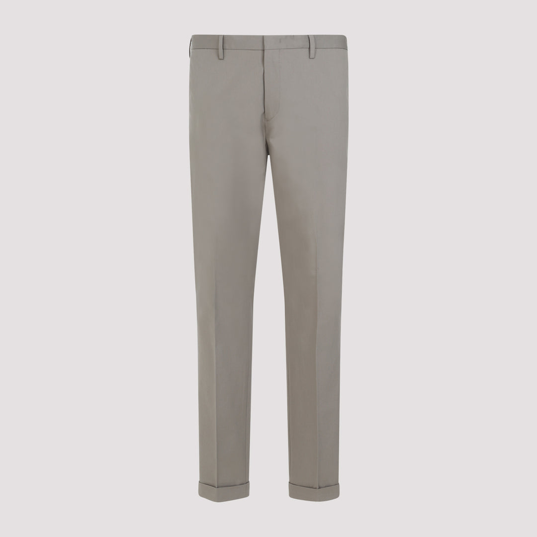 Khaki Cotton Pants-14