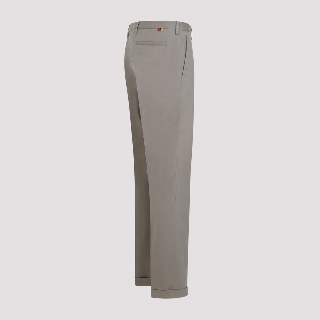 Khaki Cotton Pants-16