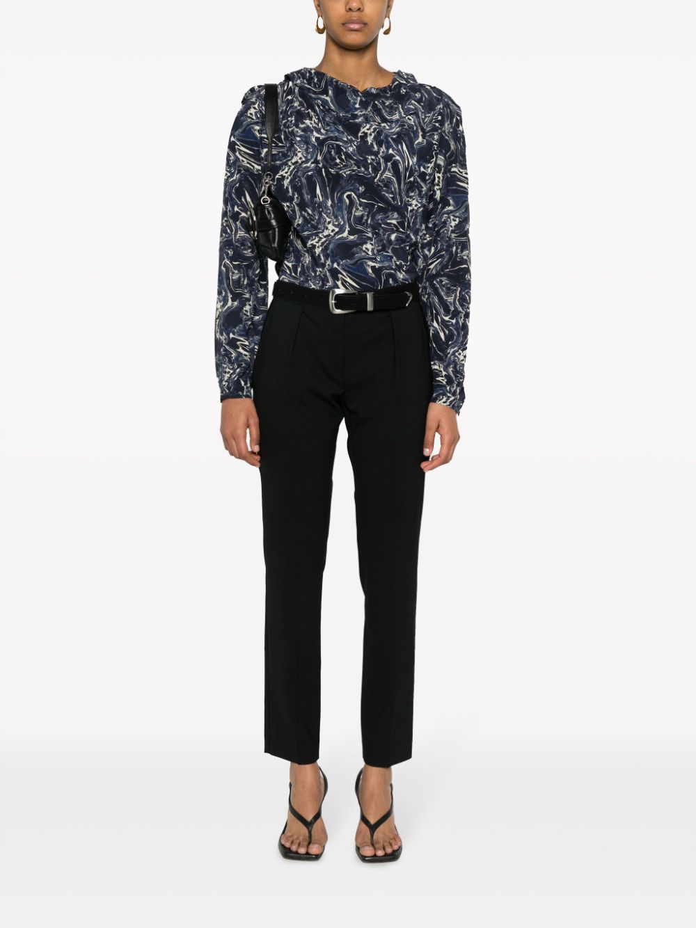 Nolena slim-cut trousers-1