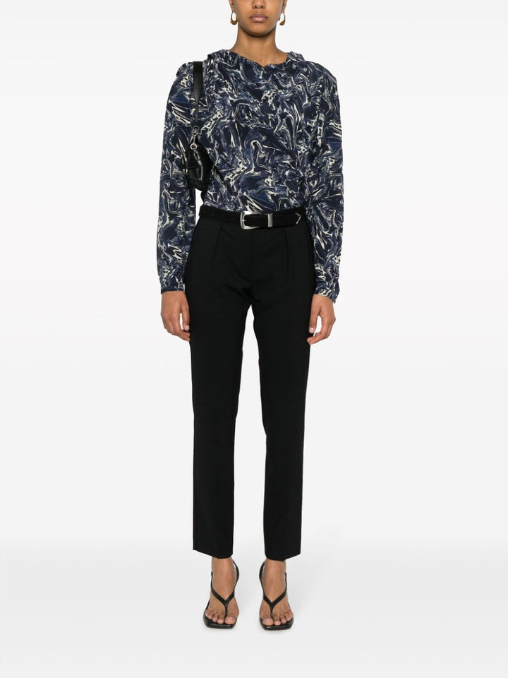 Nolena slim-cut trousers-1