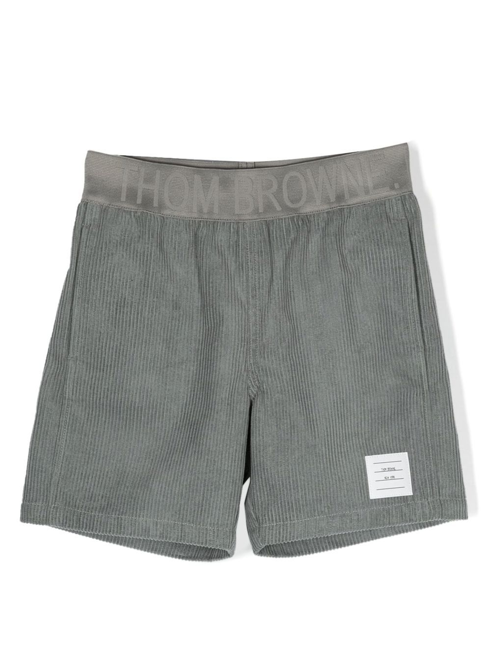 THOM BROWNE SIDE PANEL SHORT IN CORDUROY-0